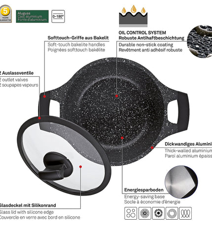 Stella Nova Saucepan with Lid 2.2 liters