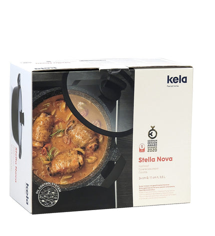 Stella Nova Saucepan with Lid 3.5 liters