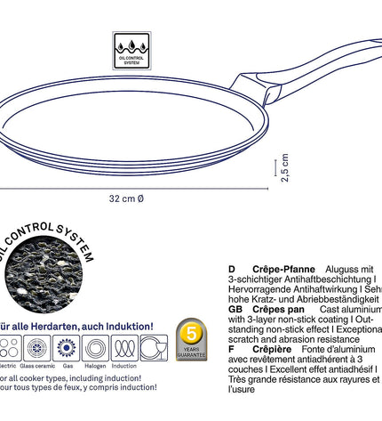 Stella Nova Pancake Pan Ø 32 cm