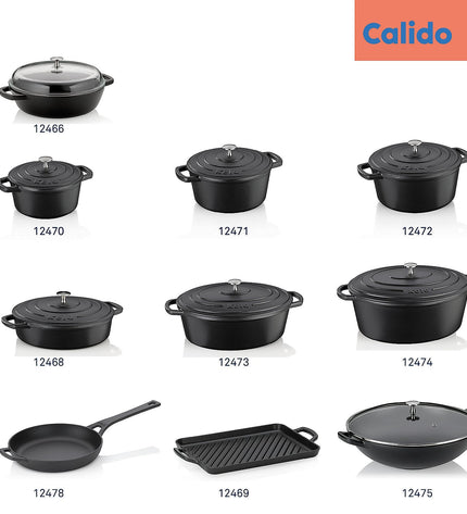 "Calido Braadpan with Lid 6.5 liters"