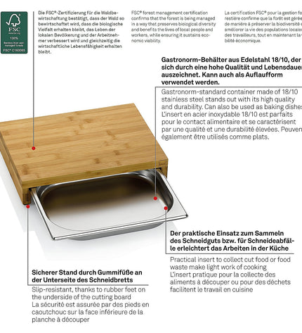 "Kenina Cutting Board Set of 2 Pieces"