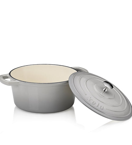 Warm Casserole Dish with Lid Round 3.8 liters