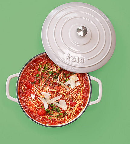 Warm Casserole Dish with Lid Round 3.8 liters
