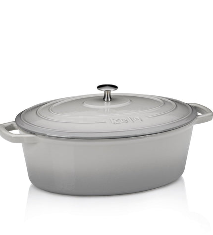 Warm Casserole Dish with Lid Oval 6 liters