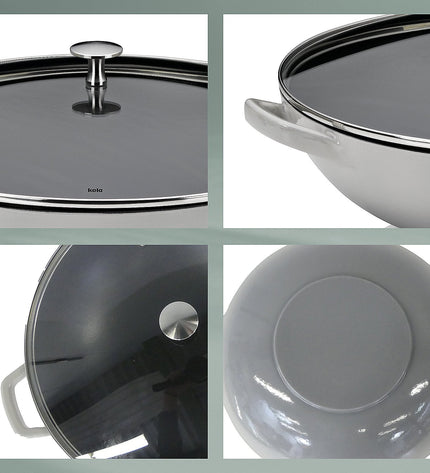 Warm Wok with Glass Lid 4 liters