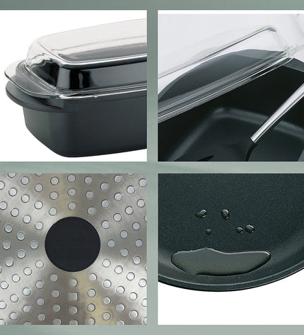Layer Roasting Pan with Lid 4.5 liters