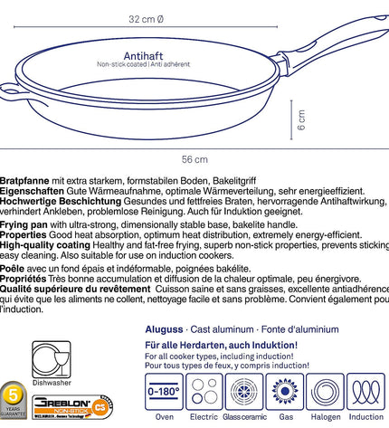 Layer Frying Pan Ø 32 cm