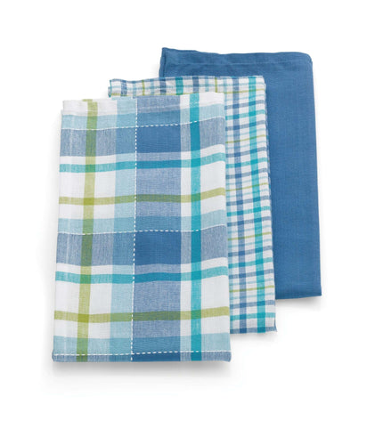 Pastel Tea Towel 3 Designs Set of 12 Pieces