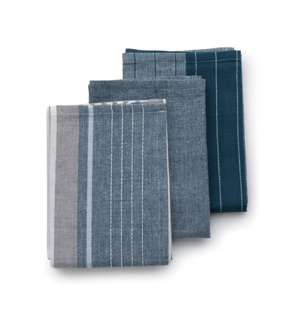 Pastel Tea Towel 3 Designs Set of 12 Pieces