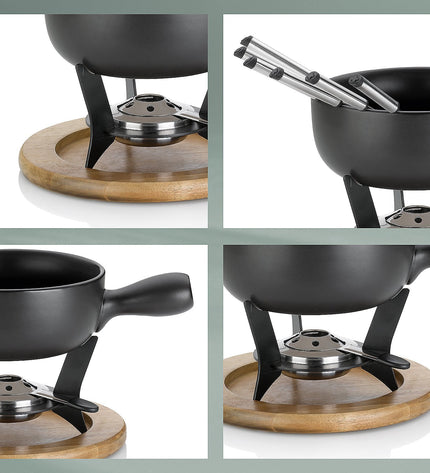 Country Cheese Fondue Set for 6 People 2 liters