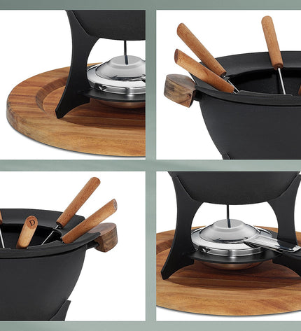 Land Fondue Set voor 6 Personen 1 liter
