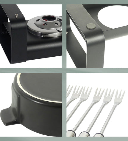 Romeinse kaasfondue set