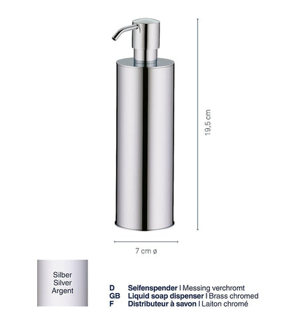 Brass soap dispenser 400 ml