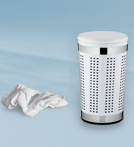 Sevilla Laundry Basket with Seat Lid 60.5 cm