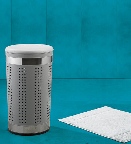 Sevilla Laundry Basket with Seat Lid 60.5 cm