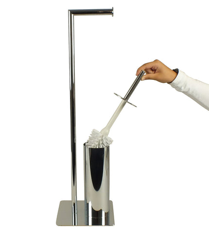 Style Toilet Brush and Toilet Roll Holder