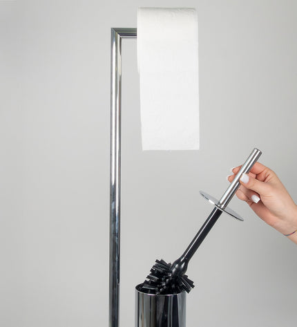 Style Toilet Brush and Toilet Roll Holder