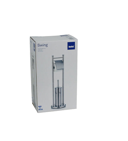 Swing Toilet Brush and Toilet Roll Holder