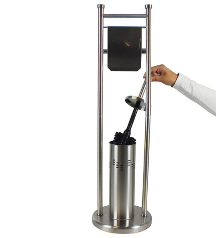Swing Toilet Brush and Toilet Roll Holder