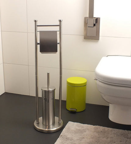 Swing Toilet Brush and Toilet Roll Holder