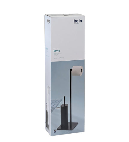 Style toilet brush and toilet roll holder 20x20 cm