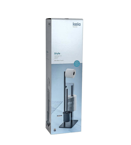 Style Toilet Brush and Toilet Roll Holder 18x26 cm