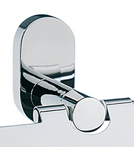 Lucido Toilet Roll Holder with Cover and Wall Mount