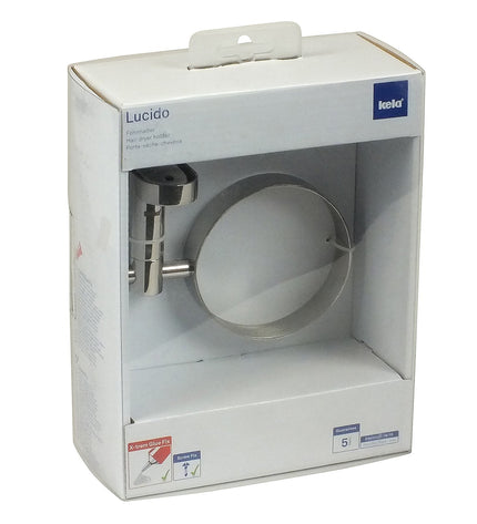 Lucido Hairdryer Holder with Wall Mount