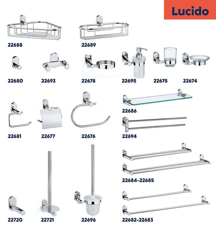 Lucido Shower Basket 26 x 10.5 x 9.5 cm