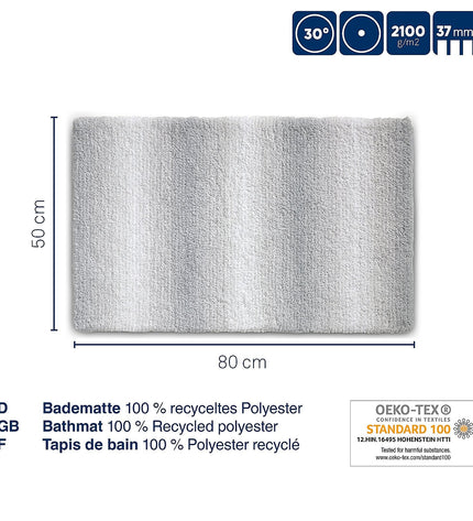 Ombre Bath Mat 80x50 cm