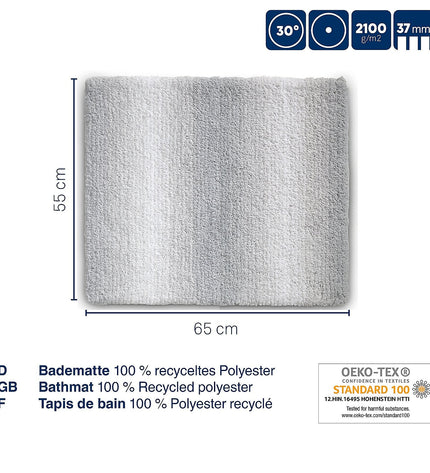 Ombre Bath Mat 65x55 cm