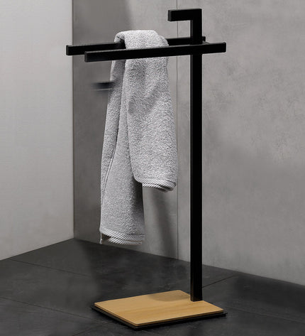 Oak Towel Rack