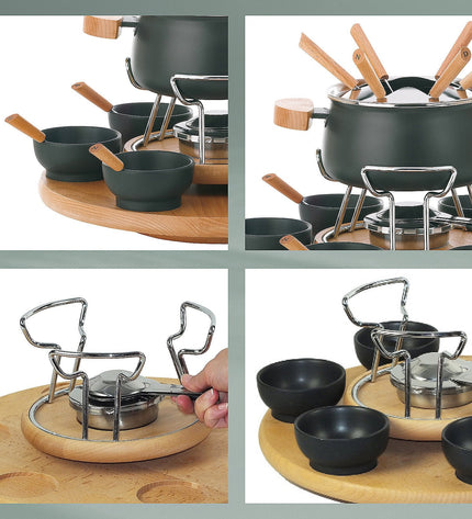 Natura Fondueset met Carrousel Set van 23 Stuks