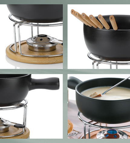 Natuur Kaasfondue Set van 10 Stuks