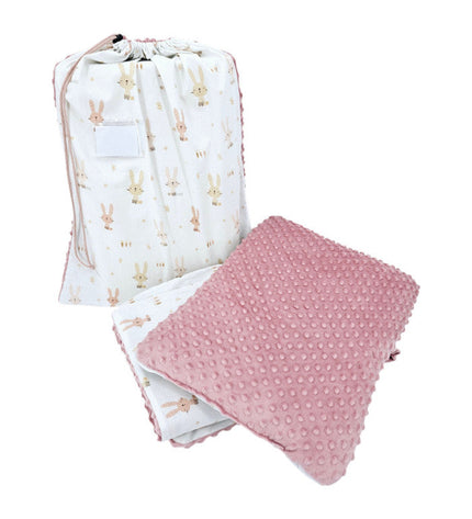 Preschool bedding set 100 x 135 cm with bag BUNNY