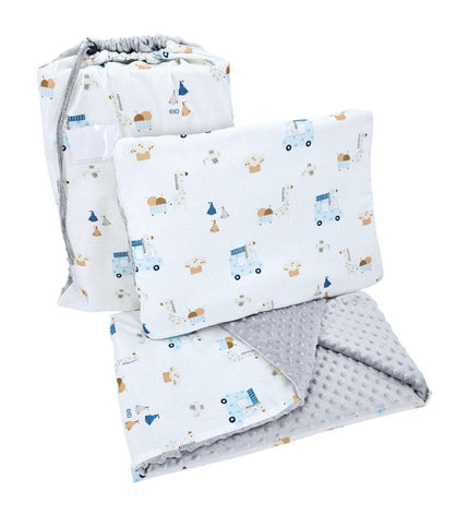 Preschool bedding set 100 x 135 cm with bag GIRAFFE