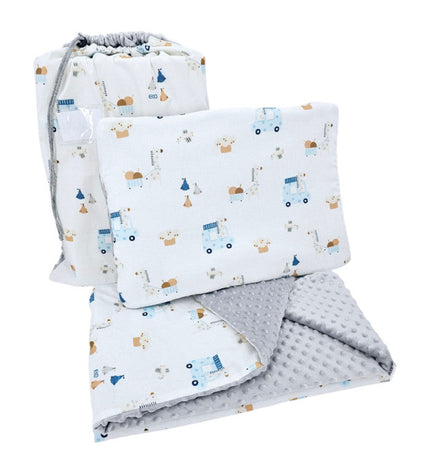 Preschool bedding set 100 x 135 cm with bag GIRAFFE