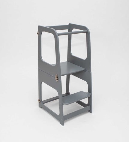 2-in-1 Convertible kitchen tower - table and chair