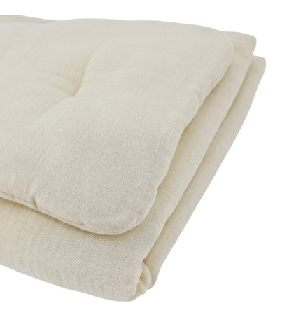 Muslin crib bedding set Latte