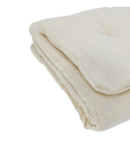 Muslin crib bedding set Latte