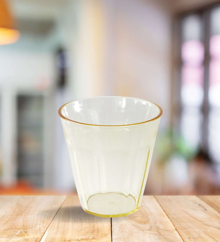 Nora cup 150 ml transparent yellow set of 12 pieces