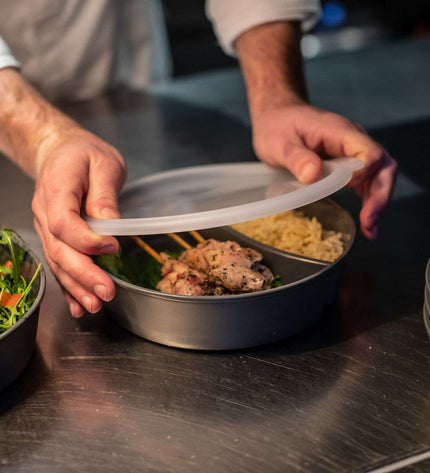 "Move Bowl Round with Compartment 1.1 liter Set of 12 Pieces"