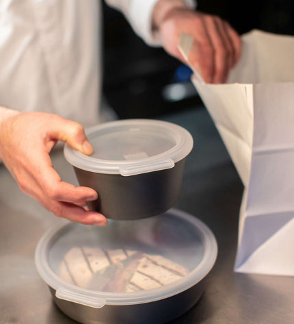 "Move Bowl Round with Compartment 1.1 liter Set of 12 Pieces"