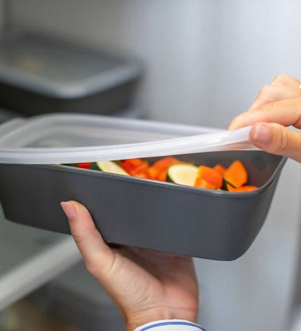 "Move Lid for Tray Rectangle 1.4 liter Set of 12 Pieces"