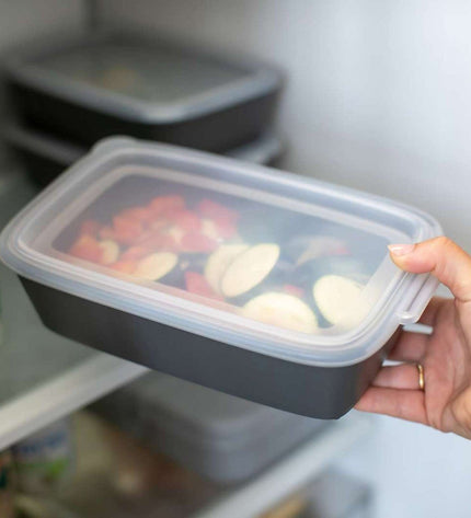 "Move Bowl Rectangle 1.4 liters Set of 12 Pieces"