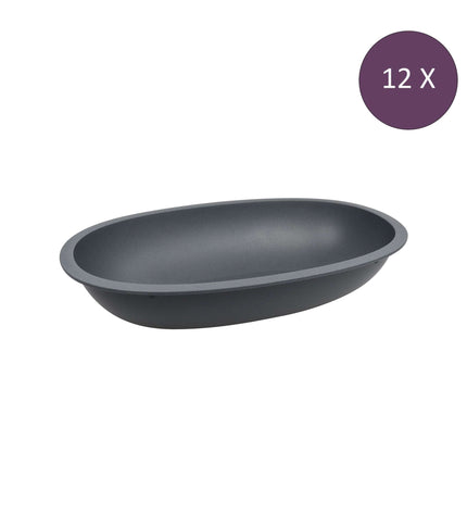 "Move Serving Tray Oval 800 ml Set of 12 Pieces"