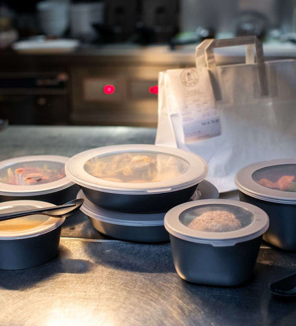 Move Connect Box Scale with Lid 1.3 liter Set of 6 Pieces
