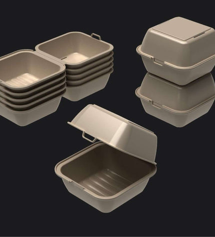 "Move Hamburger Box Set of 12 Pieces"