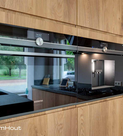 Houten keukenfront warm eiken