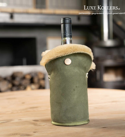 Tulip vachtkoeler Suede Olive - Kywie